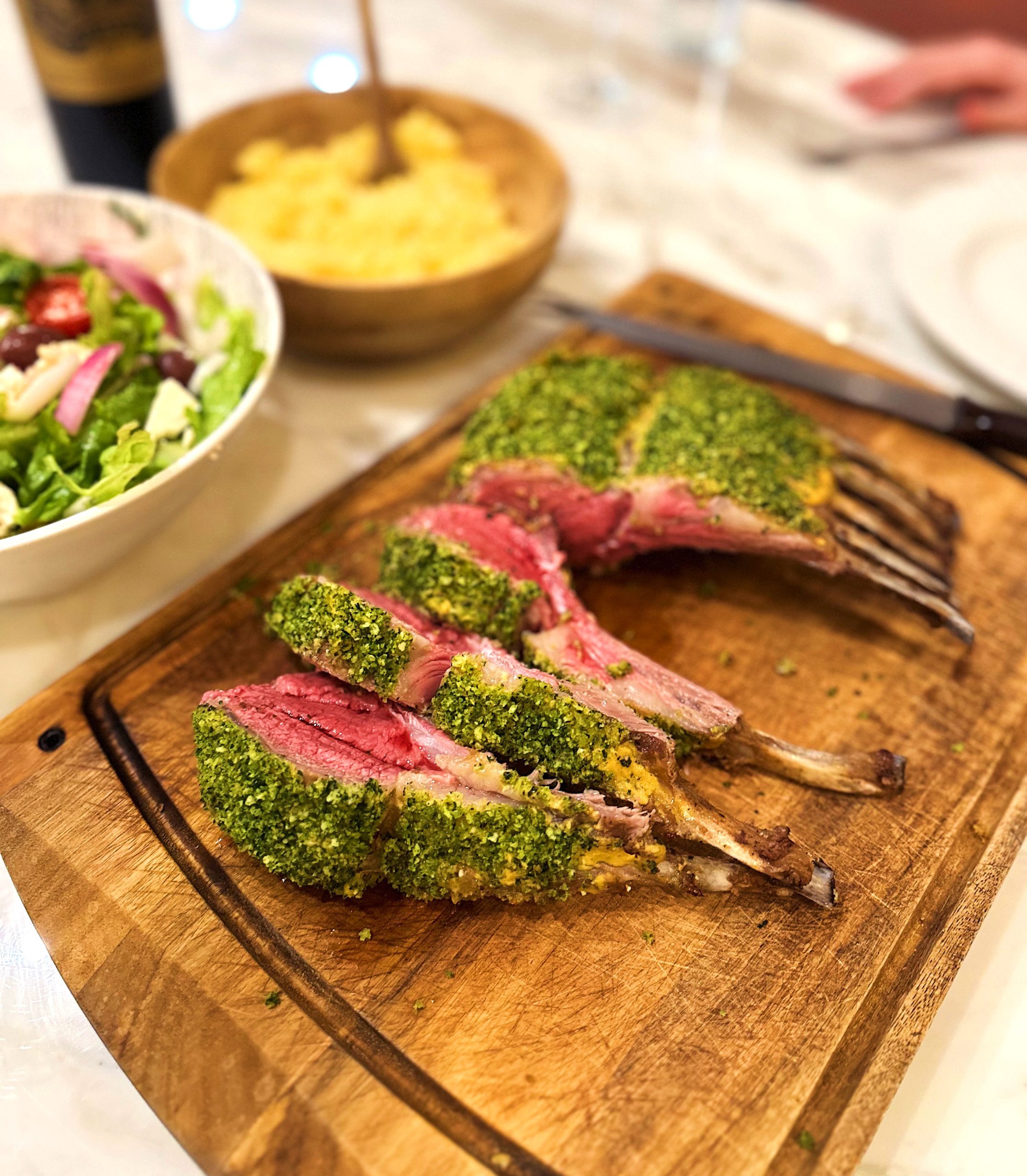 Rack of Lamb with Herbs