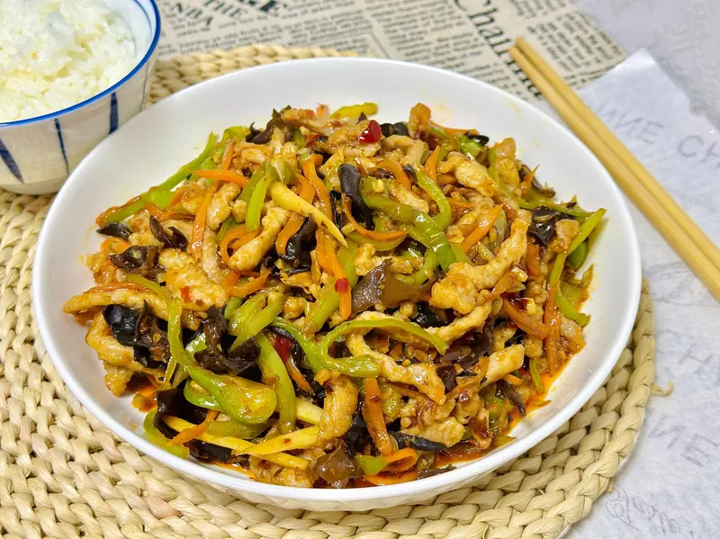 Fish-Flavored Shredded Pork